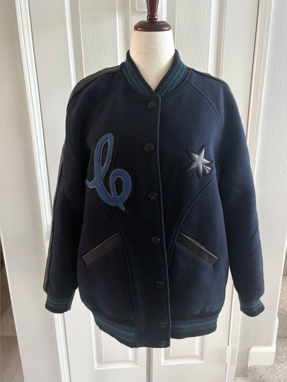 Coach | Varsity Jacket | Navy | Size L |Excellent Condition.